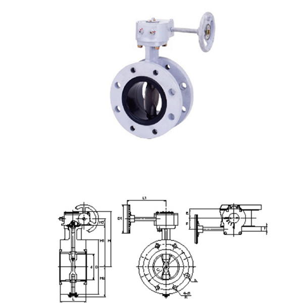 KITZ開滋齒輪型，法蘭型10K蝶閥G-10DJFU-400A