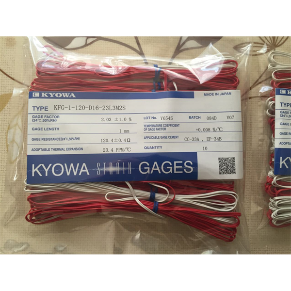 日本KYOWA共和配件耗材應變片KFGS-30-120-C1-16 L30C2R