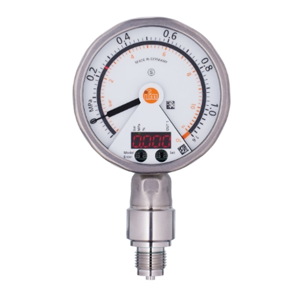 德國IFM易福門帶模擬顯示屏的齊平式壓力傳感器PG2431 PG-250-REB12-MFRKG/US/ /P