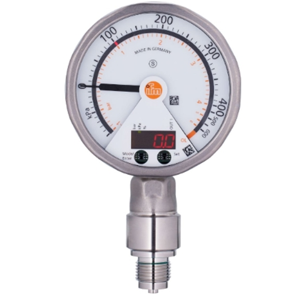 德國IFM易福門帶模擬顯示屏的齊平式壓力傳感器PG2431 PG-250-REB12-MFRKG/US/ /P