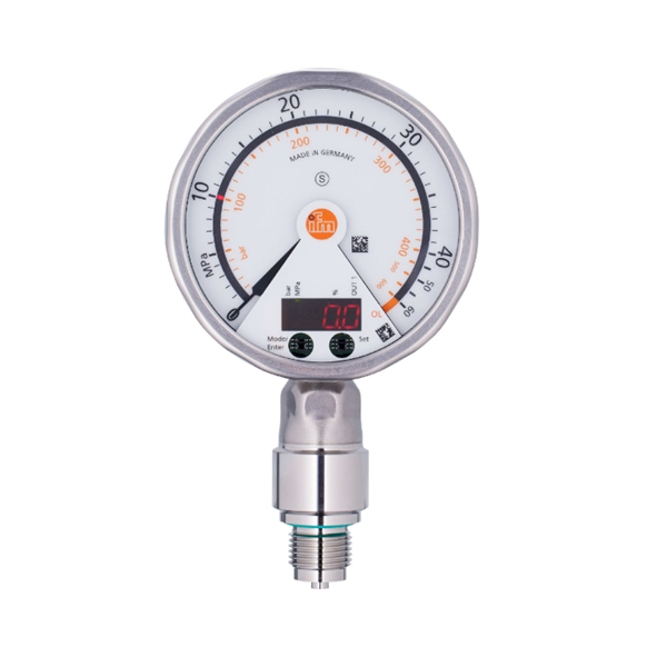 德國IFM易福門帶模擬顯示屏的齊平式壓力傳感器PG2431 PG-250-REB12-MFRKG/US/ /P